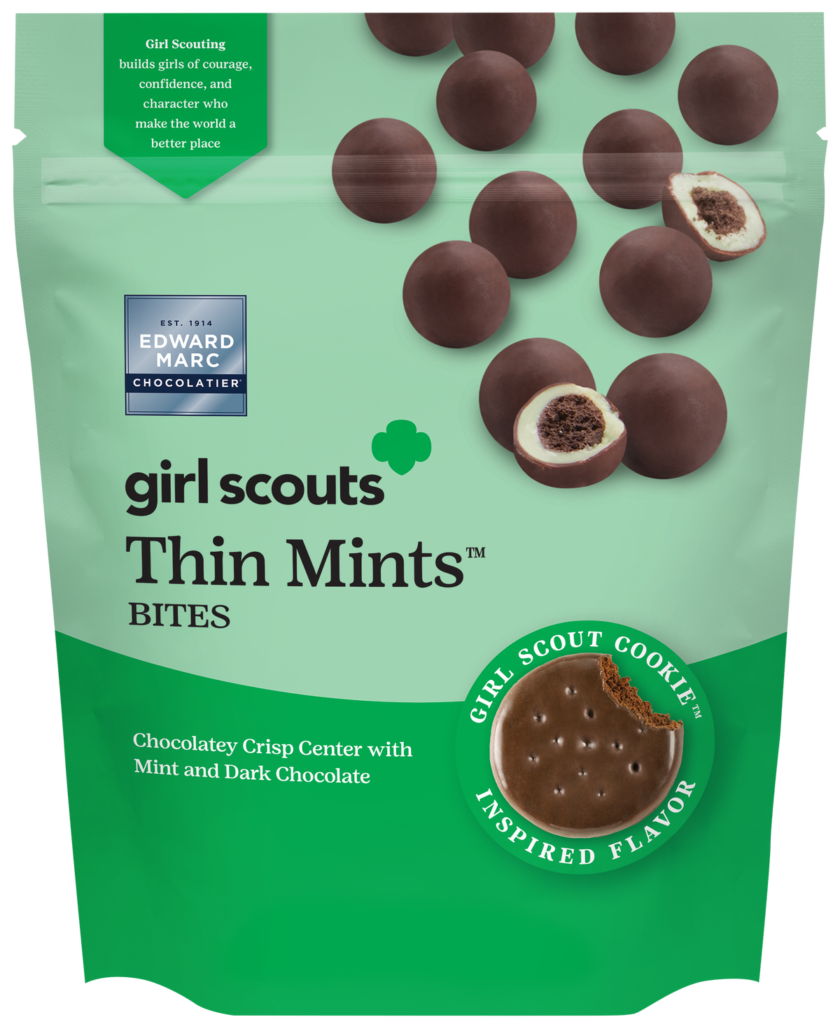 Girl Scouts Thin Mints™ Bites - Edward Marc Chocolatier